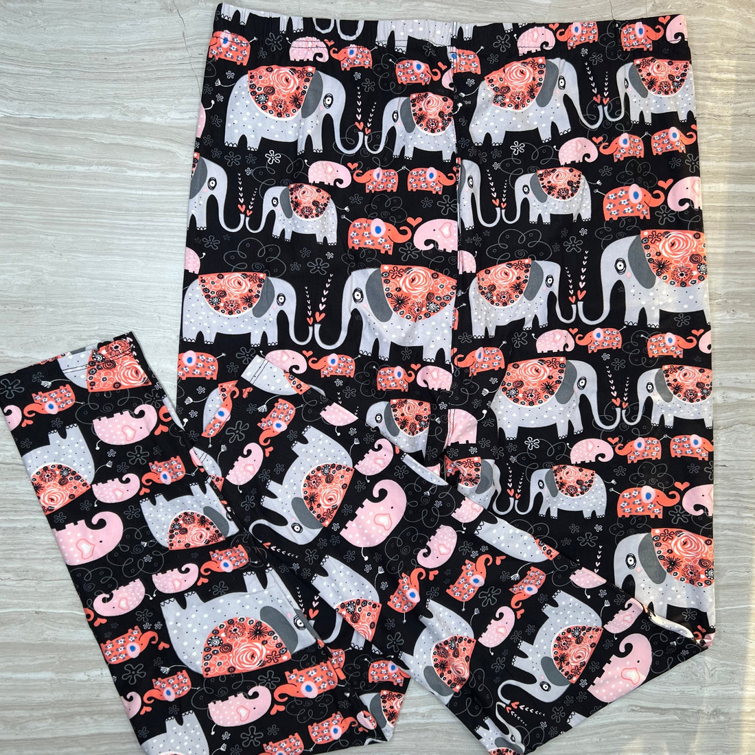 Cute Elephant Print Leggings