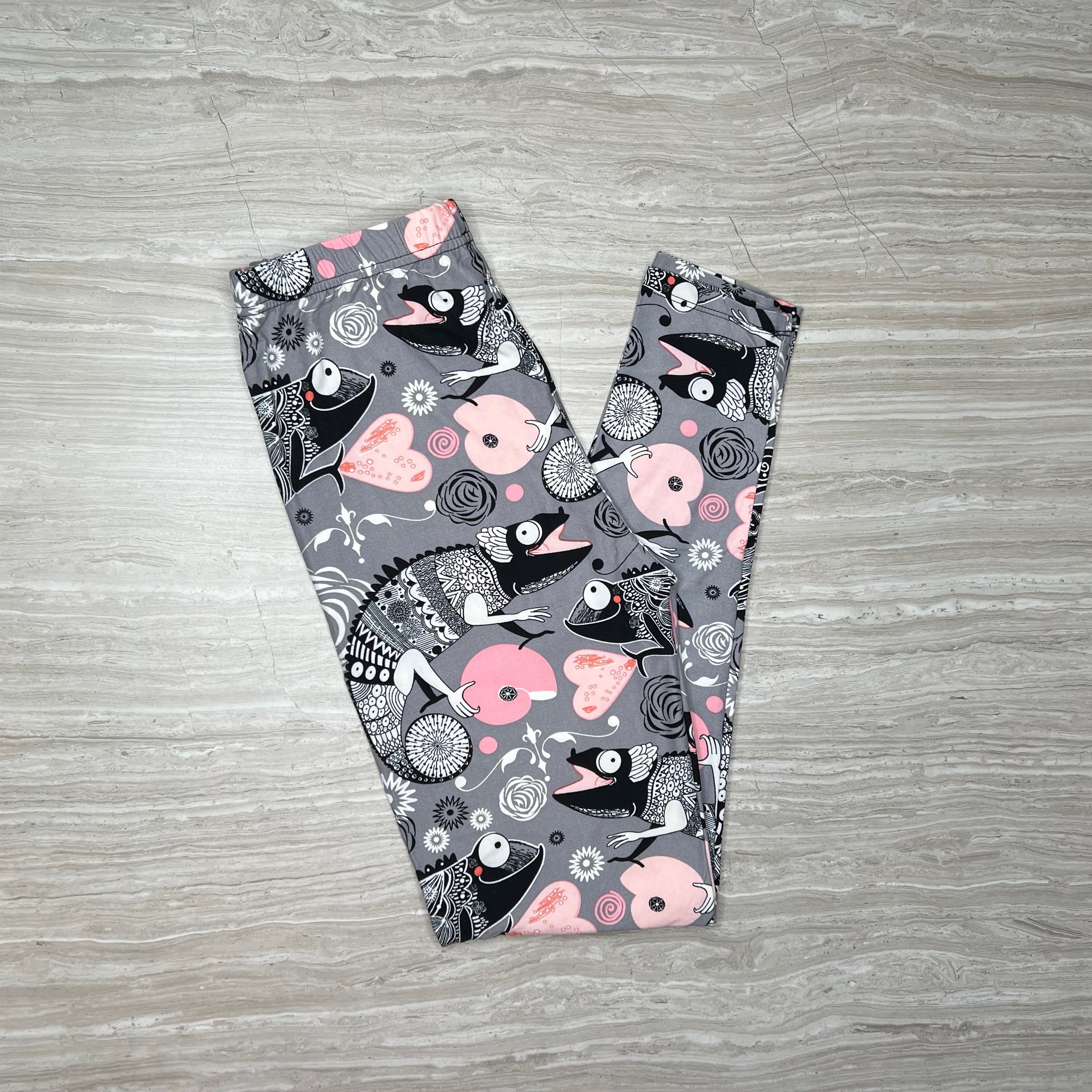 Chameleon Love Print Leggings