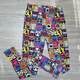 Comic Anime Print Soft Soft Leggings - Adult & Kid Sizes