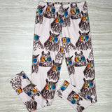 Rainbow Glasses Owl Print Leggings - Adult & Kid Sizes