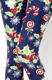 Mystery Christmas Print Soft Leggings