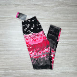 Pink Ombre Butterfly Soft Leggings