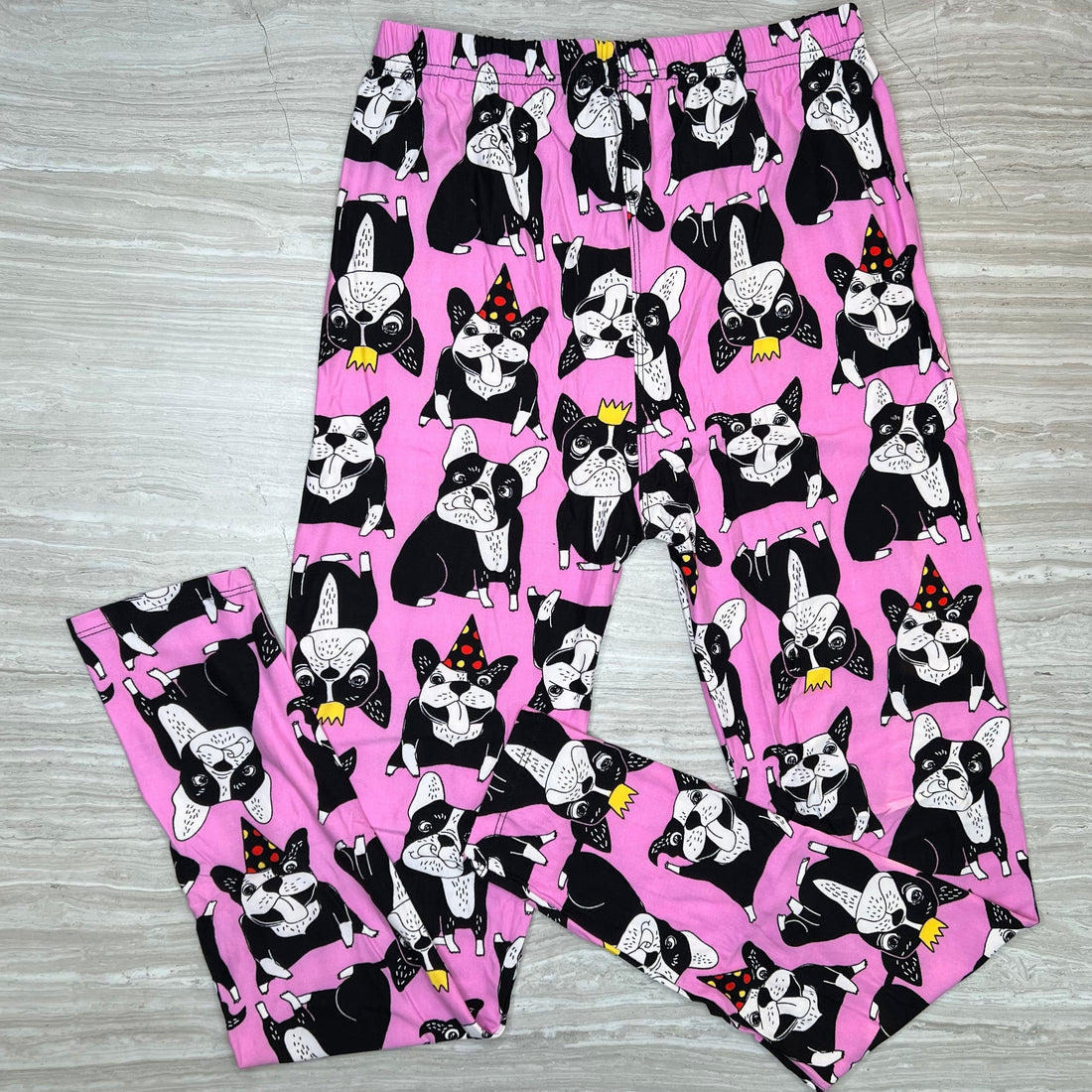 Party Dog Pink Soft Leggings
