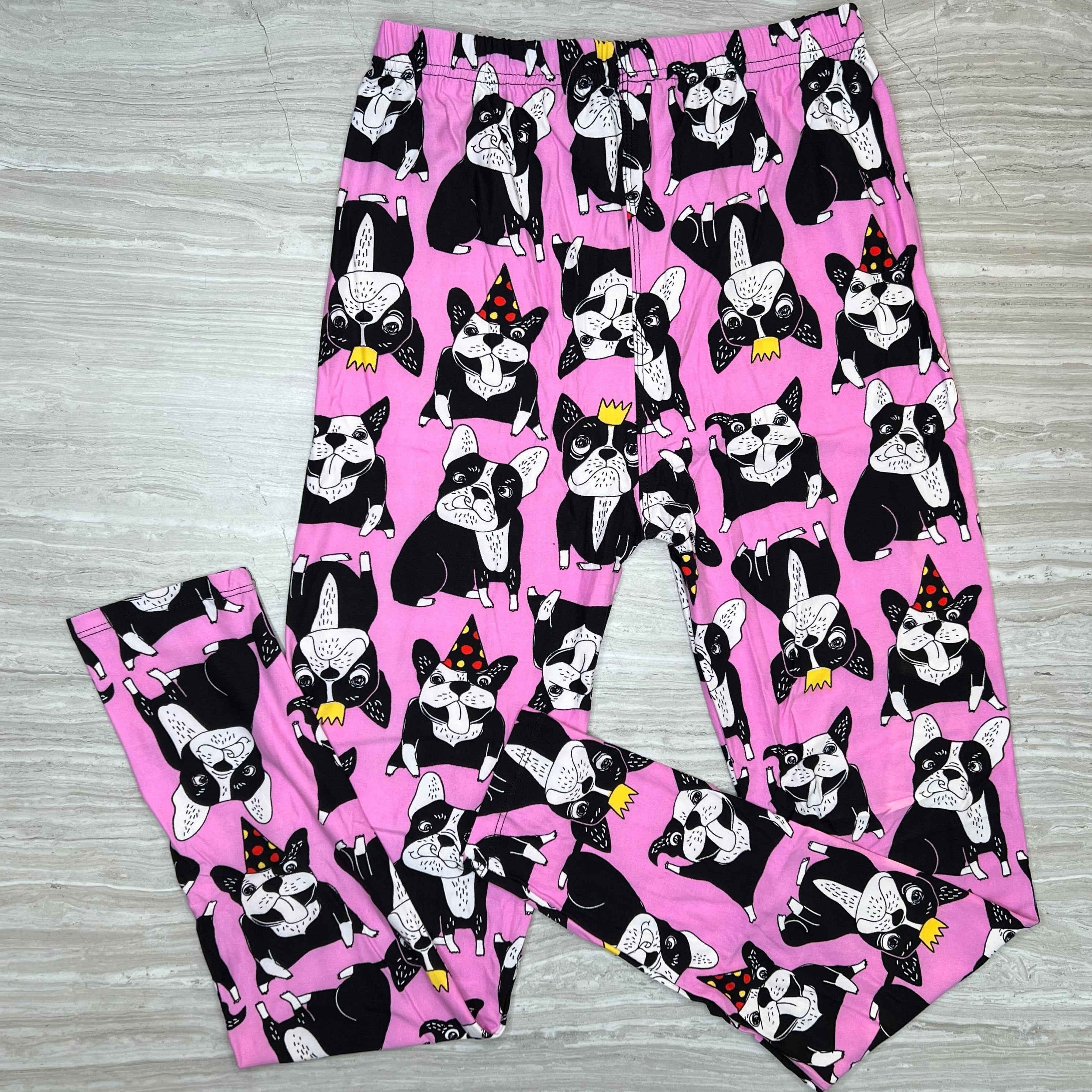 Party Dog Pink Soft Leggings