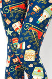 Mystery Christmas Print Soft Leggings