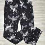 Celestial Pegasus Print Ultra-Soft High-Rise Leggings – Comfort Stretch, Versatile Fashion