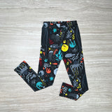 Deep Sea Fish Print Leggings - Adult & Kid Sizes