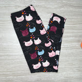 Dreamy Owl Print Leggings - Adult & Kid Sizes