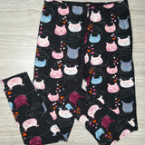 Dreamy Owl Print Leggings - Adult & Kid Sizes