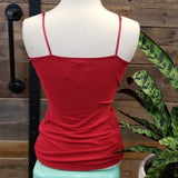 Cotton Tunic Length Adjustable Strap Cami 3 Pack