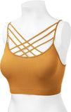 Layering Cage Bralettes - Removable Pads - Many Colors
