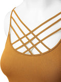Layering Cage Bralettes - Removable Pads - Many Colors