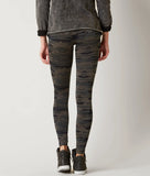 Camo Print Knitted Leggings