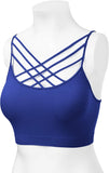 Layering Cage Bralettes - Removable Pads - Many Colors