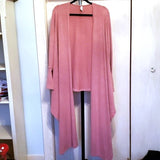 Wrap Neck Flare Sleeve Cardigan