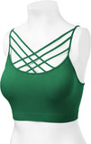 Layering Cage Bralettes - Removable Pads - Many Colors
