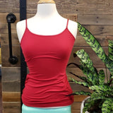 Cotton Tunic Length Adjustable Strap Cami 3 Pack