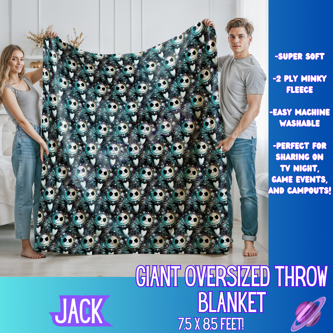 JACK - GIANT SHAREABLE THROW BLANKETS ROUND 9 - PREORDER CLOSING 11/6