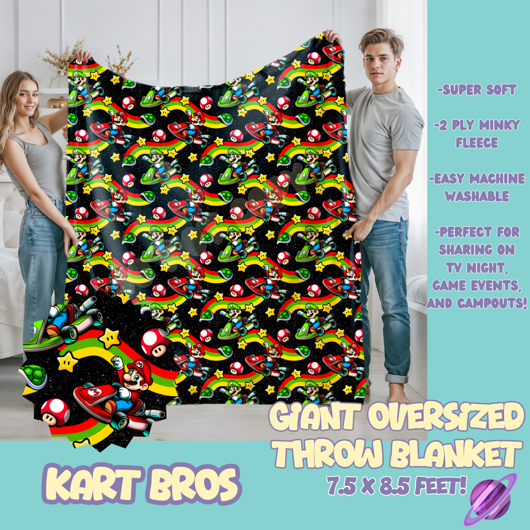 KART BROS - OVERSIZED THROW BLANKET 11 - PREORDER CLOSING 2/2