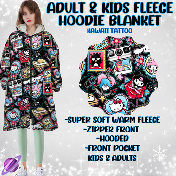 KAWAII TATTOO- HOODIE BLANKET RUN-PREORDER CLOSING 9/28 ETA NOV