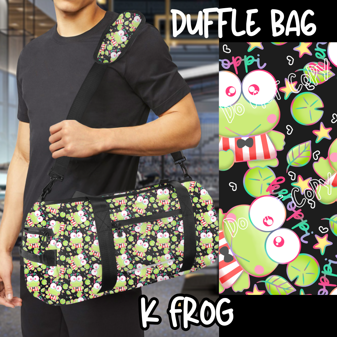 K FROG - BAG RUN 3 - DUFFLE BAG - PREORDER CLOSING 10/22