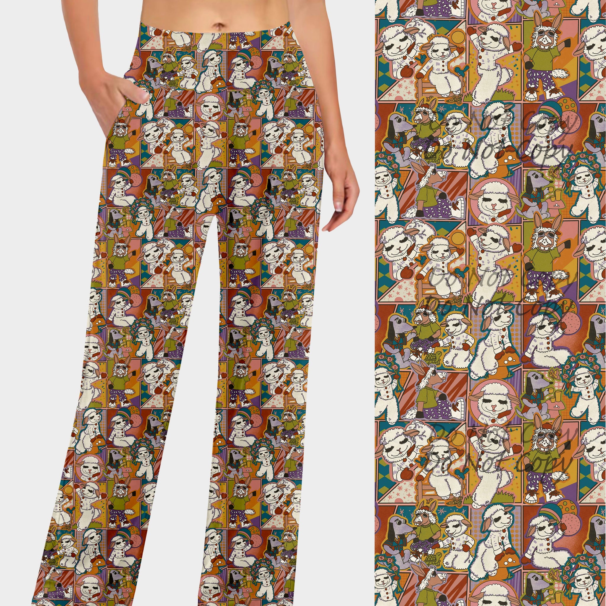 RTS - Lamb Patches Lounge Pants