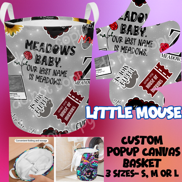 LITTLE MOUSE - STORAGE BASKETS - PREORDER CLOSING 12/4