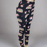 Leopard Floral Arrow Camper Print Leggings