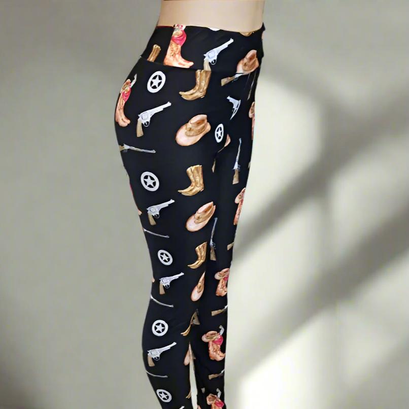 Western Print Soft Leggings