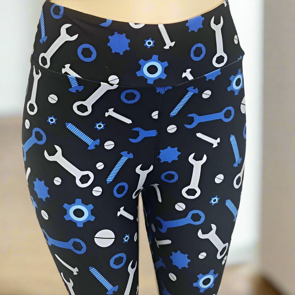 Tool Time Print Soft Leggings