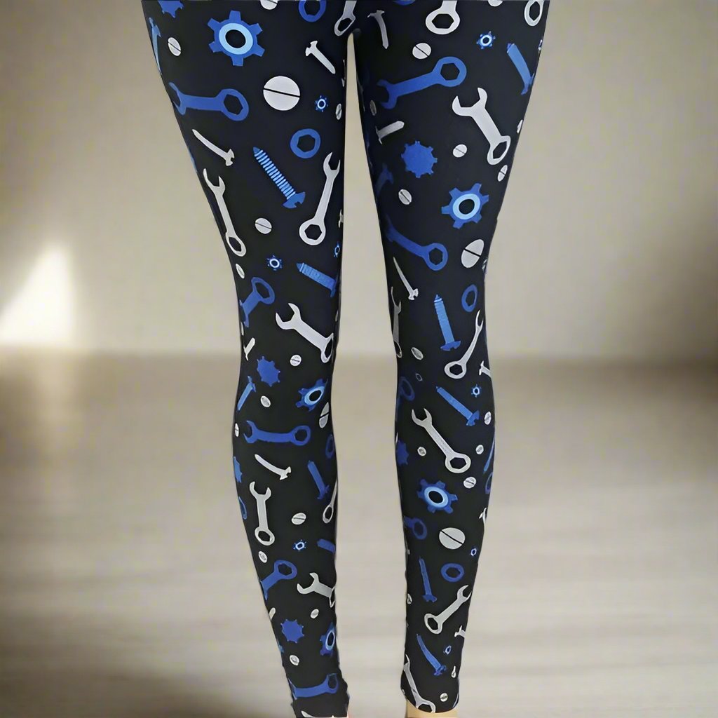 Tool Time Print Soft Leggings