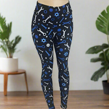 Tool Time Print Soft Leggings