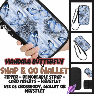 MANDALA BUTTERFLY - SNAP & GO WALLETS PREORDER CLOSING 12/18