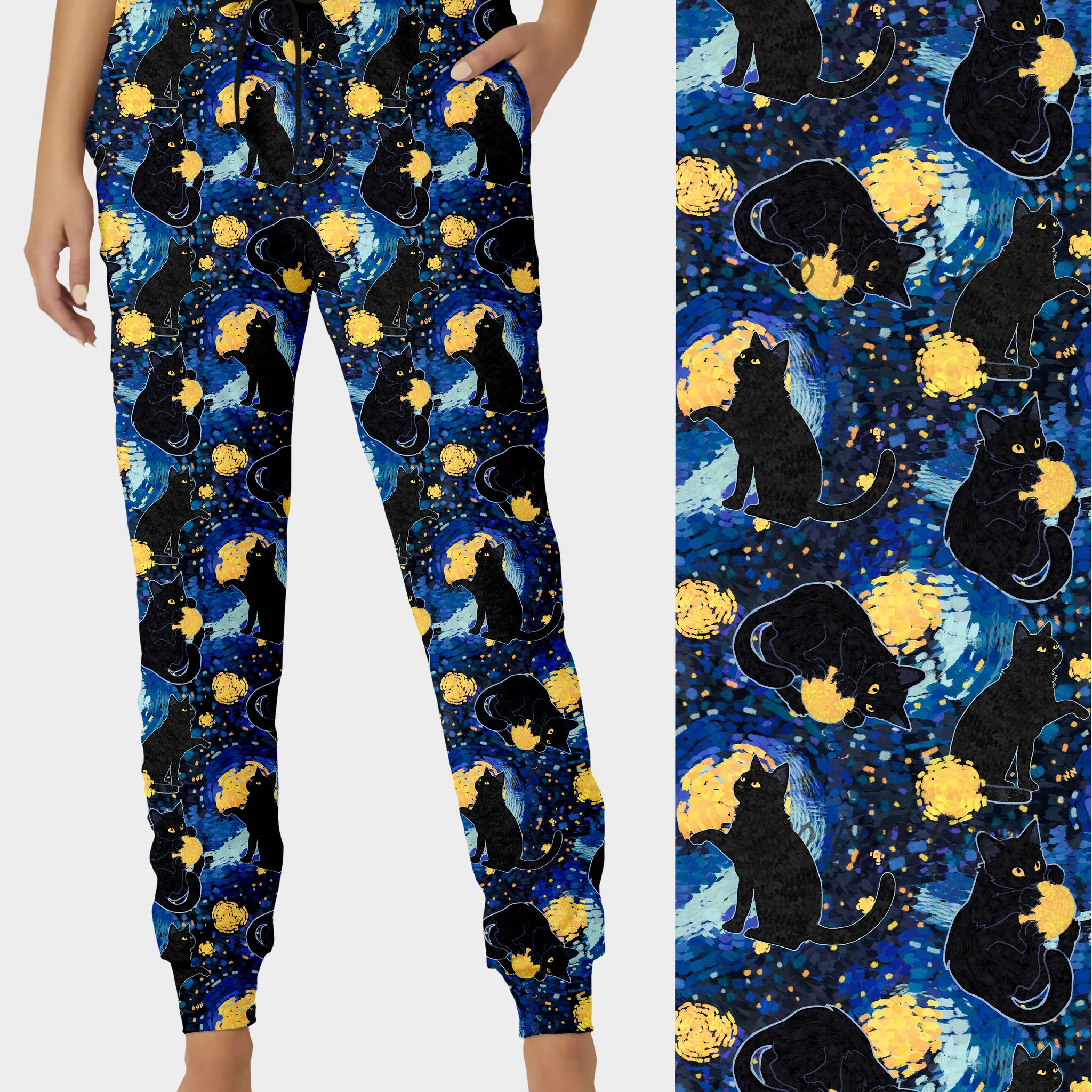 RTS - Meowy Night Joggers