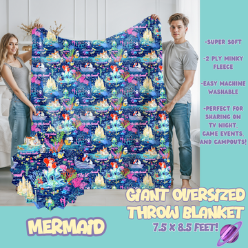 MERMAID - OVERSIZED THROW BLANKET 11 - PREORDER CLOSING 2/2