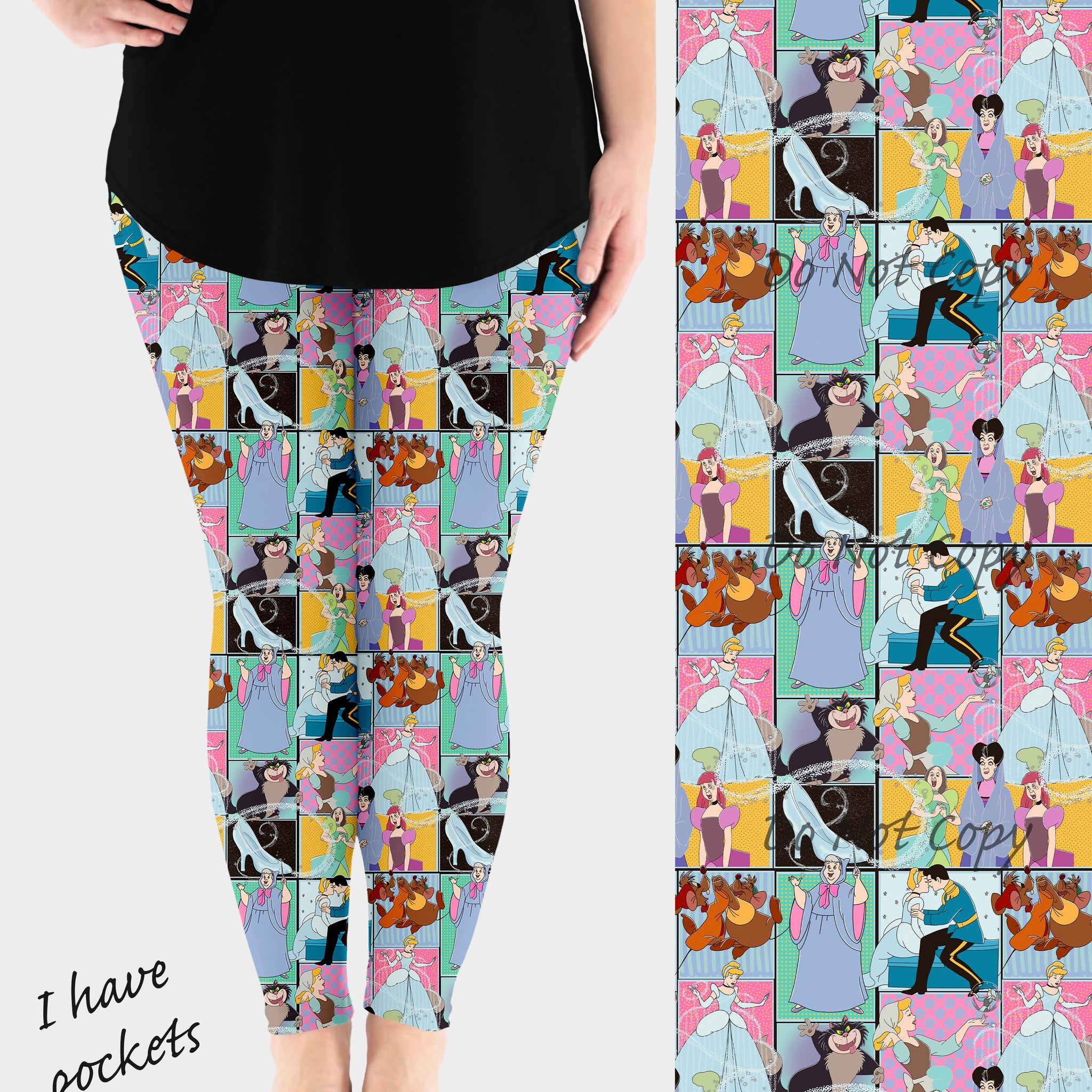 RTS - Midnight Patches Leggings w/ Pockets