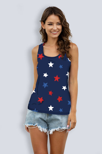 Navy Stars Tank top