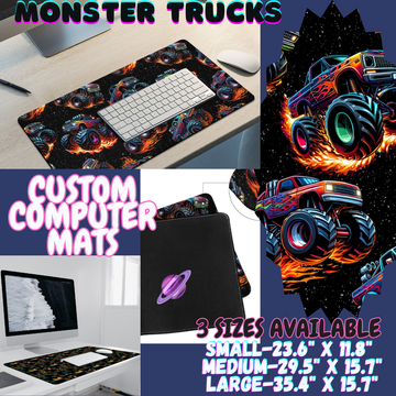 MONSTER TRUCKS - COMPUTER MAT PREORDER CLOSING 12/6