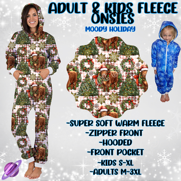 MOODY HOLIDAY-ONESIES ROUND 3- PREORDER CLOSING 9/23