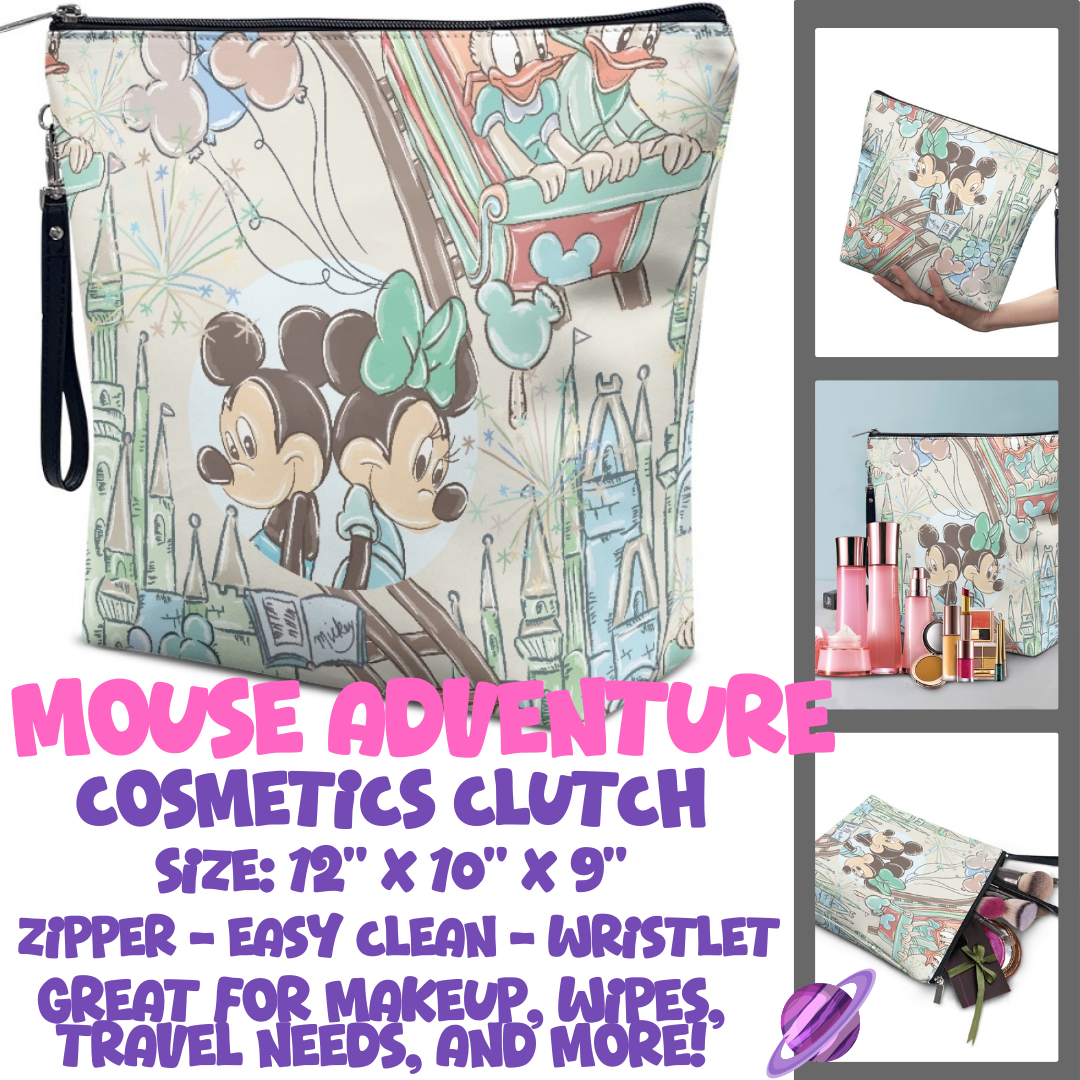 MOUSE ADVENTURE - CUSTOM COSMETIC CLUTCH PREORDER CLOSES 12/16