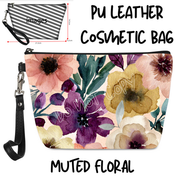 MUTED FLORAL - BAG RUN 3 - COSMETIC BAG - PREORDER CLOSING 10/22