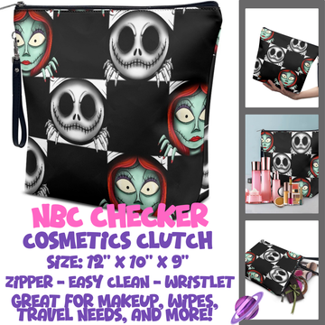 NBC CHECKER - CUSTOM COSMETIC CLUTCH PREORDER CLOSES 12/16