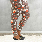 Mystery Christmas Print Soft Leggings