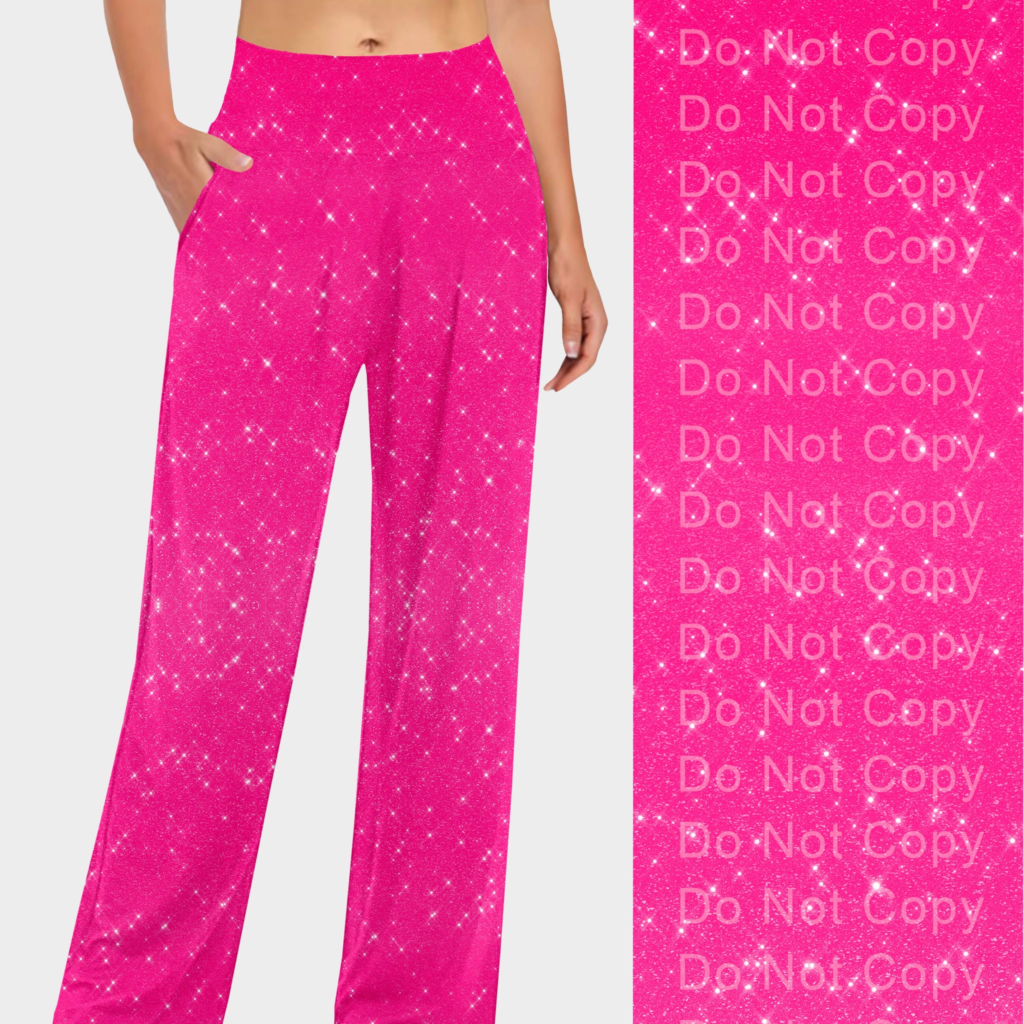 RTS - Neon Pink Sparkle Lounge Pants