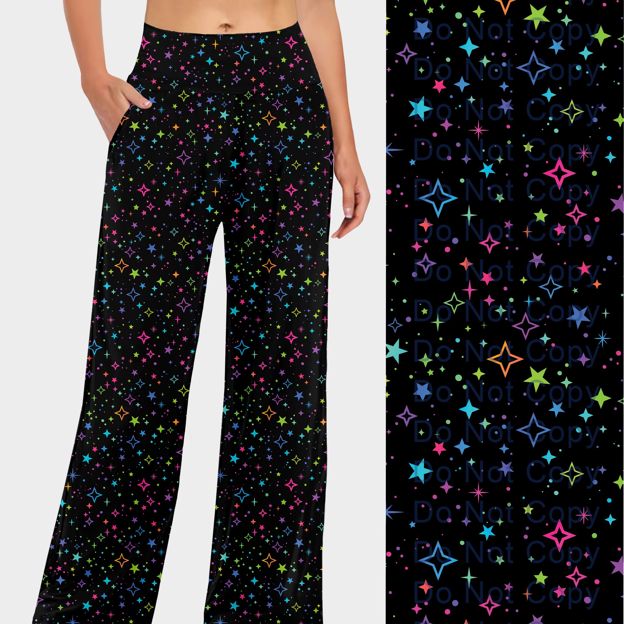 RTS - Neon Stars Lounge Pants