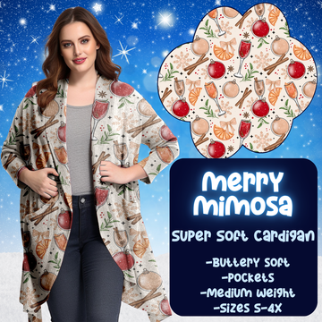 MERRY MIMOSA - SOFT CARDGIAN WINTER RUN CLOSING 10/29