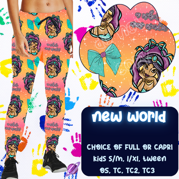 NEW WORLD - FUN KIDS RUN - JOGGER/CAPRI PREORDER CLOSING 11/5