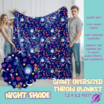 NIGHT SHADE - OVERSIZED THROW BLANKET 11 - PREORDER CLOSING 2/2