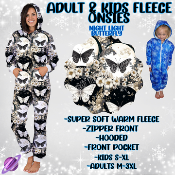 NIGHT LIGHT BUTTERFLY-ONESIES ROUND 3- PREORDER CLOSING 9/23