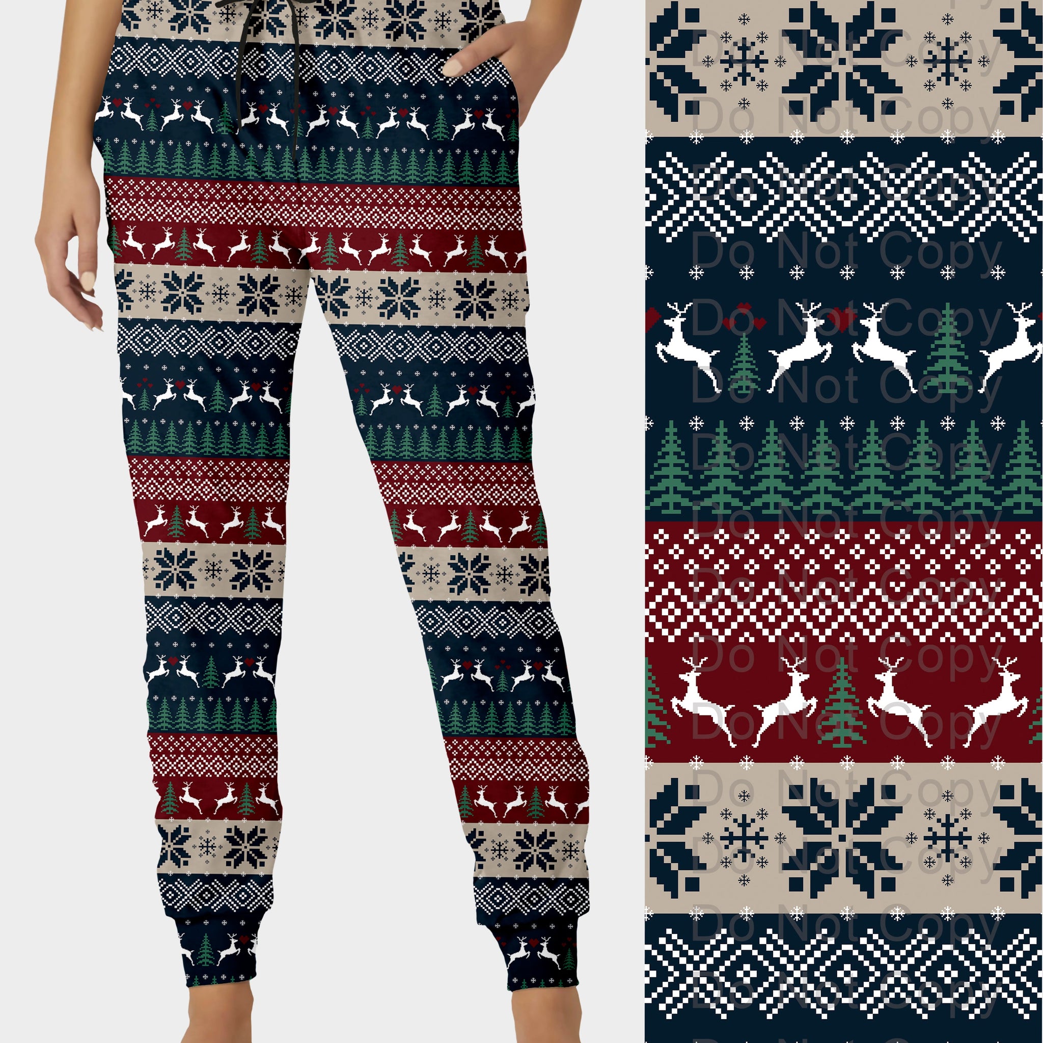 RTS - Nordic Christmas Jogger Pants